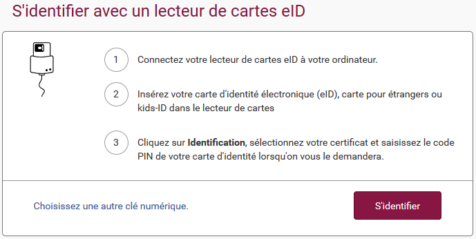 Lecteur de carte eID Carte d'identité - Lecteur de carte - Carte d'identité  du lecteur